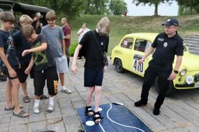 Interactive road safety lesson for children