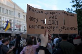 Action in support of Mykhailo Fedorov