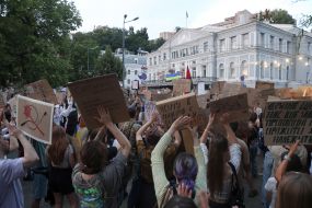 Action in support of Mykhailo Fedorov