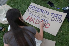 Action in support of Mykhailo Fedorov