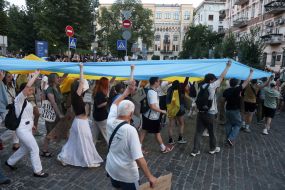 Action in support of Mykhailo Fedorov