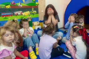underground kindergarten in the village of Pisochyn