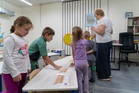 underground kindergarten in the village of Pisochyn