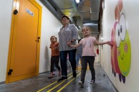 underground kindergarten in the village of Pisochyn