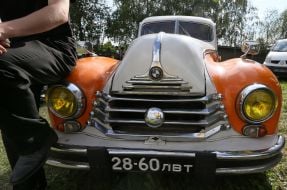 Retro car exhibition