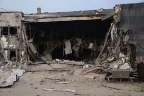 The sorting center of the Nova Poshta company in the Obolonsky district of Kyiv was completely destroyed due to an attack by the Russian Federation