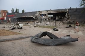 The sorting center of the Nova Poshta company in the Obolonsky district of Kyiv was completely destroyed due to an attack by the Russian Federation