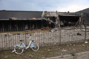 The sorting center of the Nova Poshta company in the Obolonsky district of Kyiv was completely destroyed due to an attack by the Russian Federation