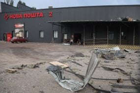 The sorting center of the Nova Poshta company in the Obolonsky district of Kyiv was completely destroyed due to an attack by the Russian Federation