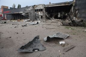 The sorting center of the Nova Poshta company in the Obolonsky district of Kyiv was completely destroyed due to an attack by the Russian Federation