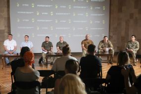 Press conference participants