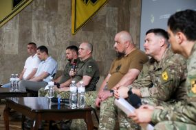 Press conference participants