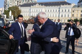 Jeyhun Bayramov and Andriy Sybiga