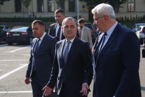 Jeyhun Bayramov and Andriy Sybiga