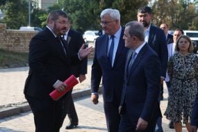 Andriy Sybiga and Jeyhun Bayramov