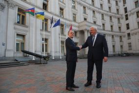 Jeyhun Bayramov and Andriy Sybiga