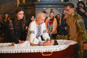 Farewell ceremony for Alexey Yukov