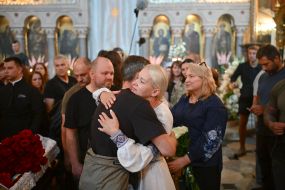 Farewell ceremony for Alexey Yukov