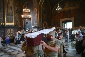 Farewell ceremony for Alexey Yukov