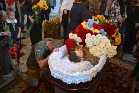 Farewell ceremony for Alexey Yukov