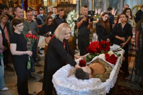 Farewell ceremony for Alexey Yukov
