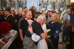 Farewell ceremony for Alexey Yukov