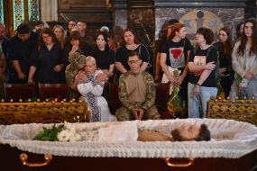 Farewell ceremony for Alexey Yukov