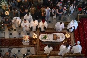 Farewell ceremony for Alexey Yukov