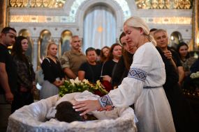 Farewell ceremony for Alexey Yukov