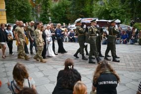 Farewell ceremony for Alexey Yukov