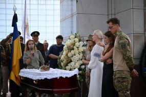 Farewell ceremony for Alexey Yukov