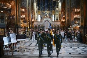 Farewell ceremony for Alexey Yukov