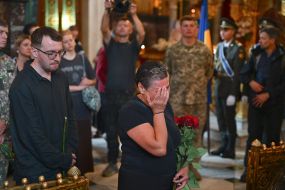 Farewell ceremony for Alexey Yukov