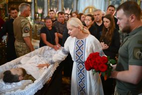 Farewell ceremony for Alexey Yukov