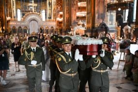 Farewell ceremony for Alexey Yukov