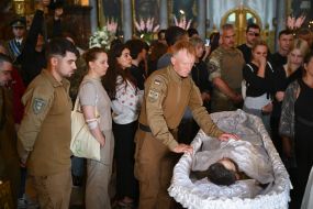 Farewell ceremony for Alexey Yukov