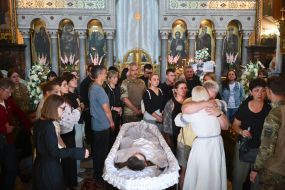 Farewell ceremony for Alexey Yukov