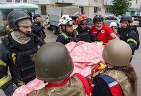 Последствия обстрела Харькова