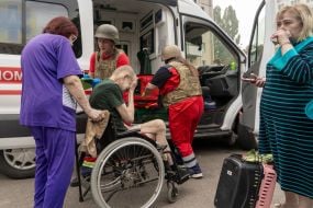 Постраждалий від російського обстрілу