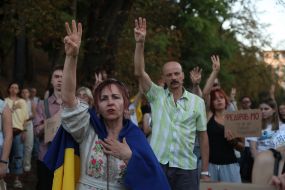 Protest march for defense reforms