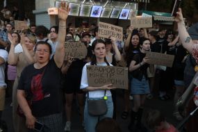 Protest march for defense reforms