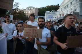 Protest march for defense reforms