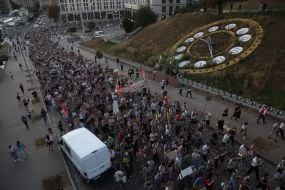 Protest march for defense reforms