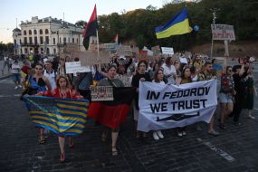 Protest march for defense reforms