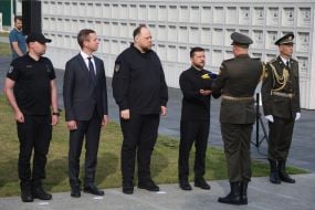Kyrylo Budanov, Serhiy Koretsky, Ruslan Stefanchuk, Volodymyr Zelensky