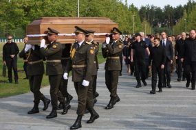 Reburial ceremony of the first head of the Organization of Ukrainian Nationalists (OUN), Yevhen Konovalets