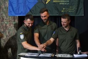 Mykhailo Dzeryn, Volodymyr Rusetskyi, Nazar Hrytsyshyn