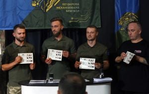 Mykhailo Dzeryn, Volodymyr Rusetskyi, Nazar Hrytsyshyn, Dmytro Biletsky