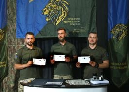 Mykhailo Dzeryn, Volodymyr Rusetskyi, Nazar Hrytsyshyn