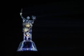 Art installation "The Future Remembers" at the Motherland Monument in Kyiv